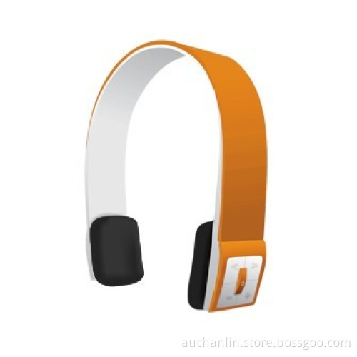 Headset Stereo Bluetooth Universal Orange
